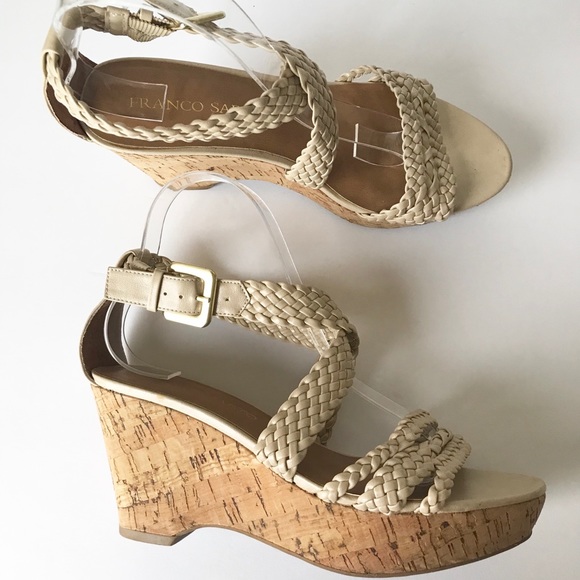 franco sarto cork wedges